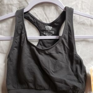 BNWT MORERA SPORTS BRA CHARCOAL GREY SIZE SMALL